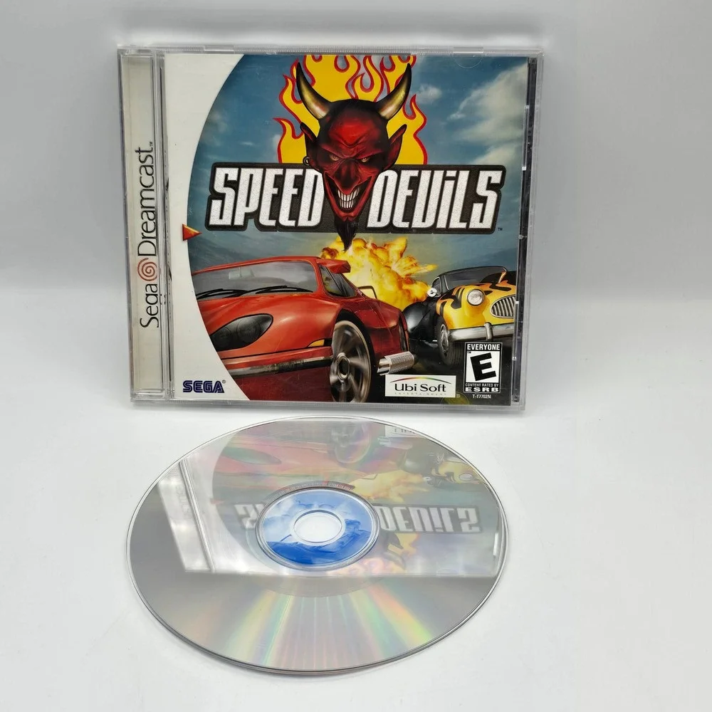 Sega Speed Devils Dreamcast Unisex OS Multi Color Racing Arcade Hot Rod Gaming